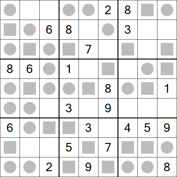 Even-Odd Sudoku - Mittel