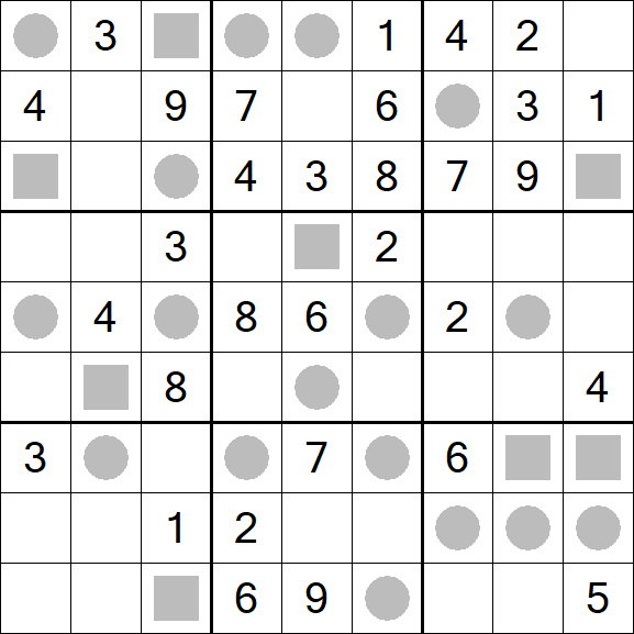Even-Odd Sudoku - Medium