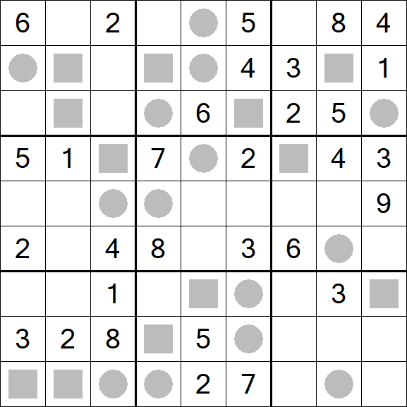 Even-Odd Sudoku - Medium