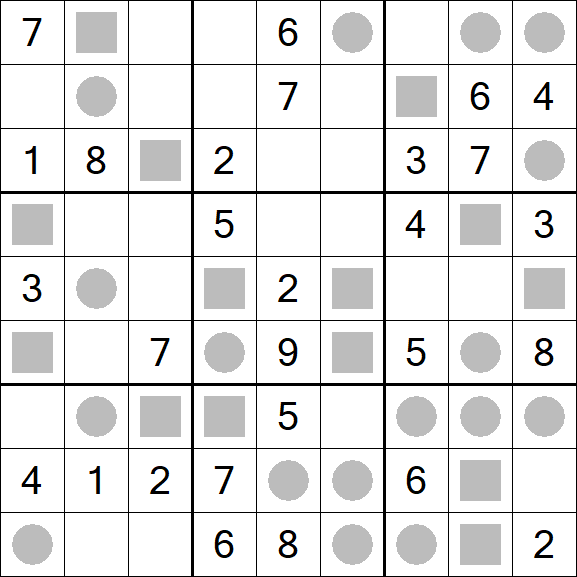 Even-Odd Sudoku - Medium