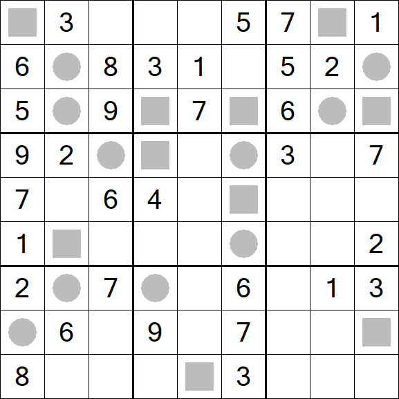 Even-Odd Sudoku - Medium