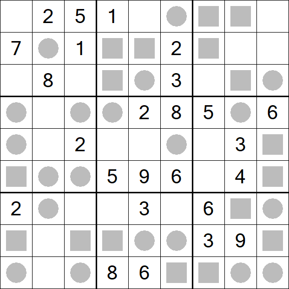 Even-Odd Sudoku - Medium