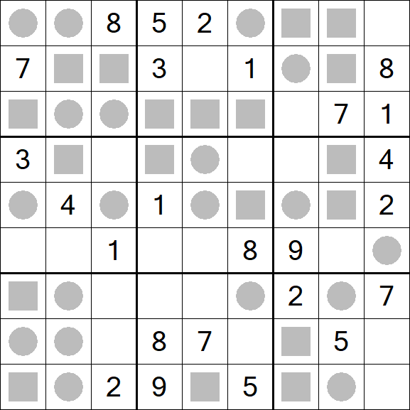 Even-Odd Sudoku - Medium