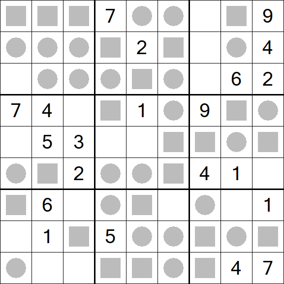 Even-Odd Sudoku - Medium