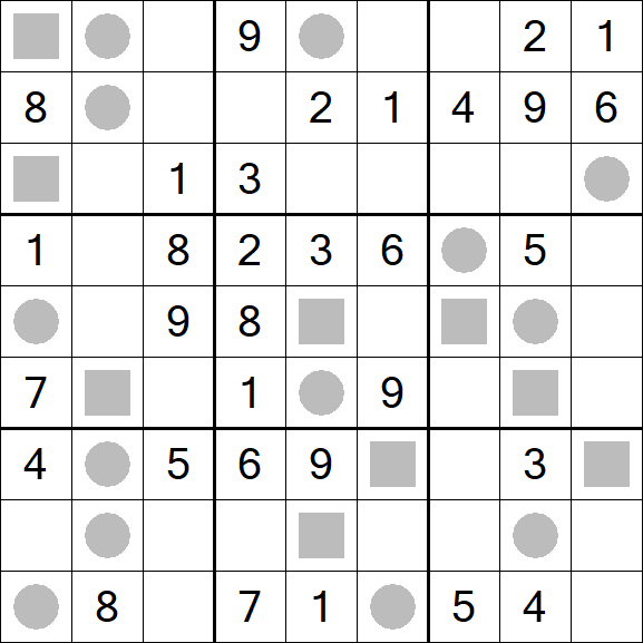 Even-Odd Sudoku - Medium
