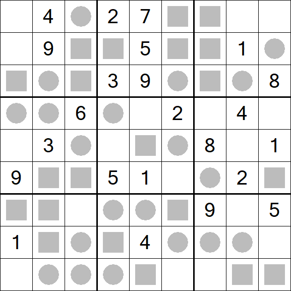 Even-Odd Sudoku - Medium