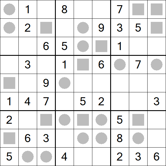 Even-Odd Sudoku - Medium