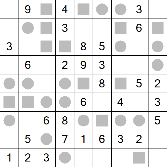 Even-Odd Sudoku - Medium