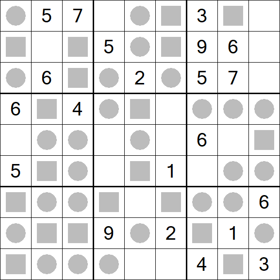 Even-Odd Sudoku - Medium