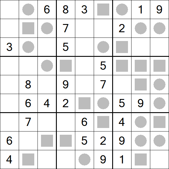 Even-Odd Sudoku - Medium