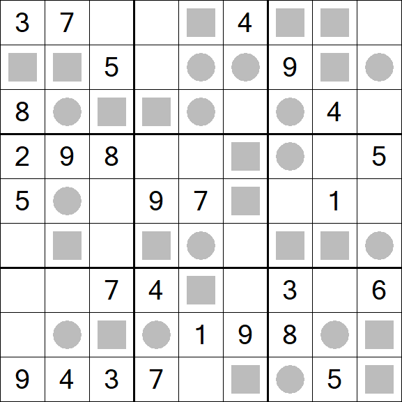 Even-Odd Sudoku - Medium