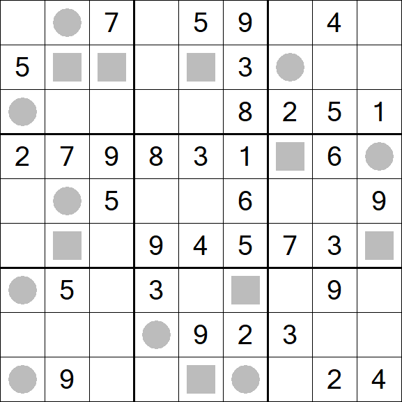 Even-Odd Sudoku - Médio