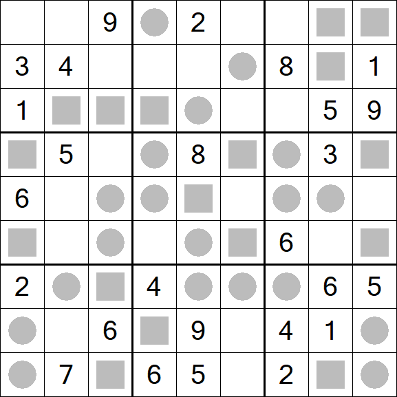 Even-Odd Sudoku - Moyen