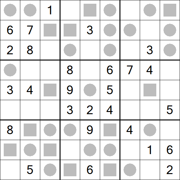 Even-Odd Sudoku - Moyen