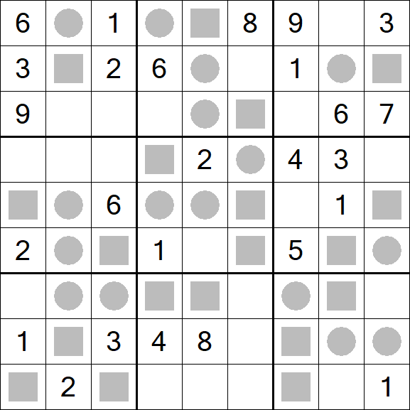Even-Odd Sudoku - Moyen