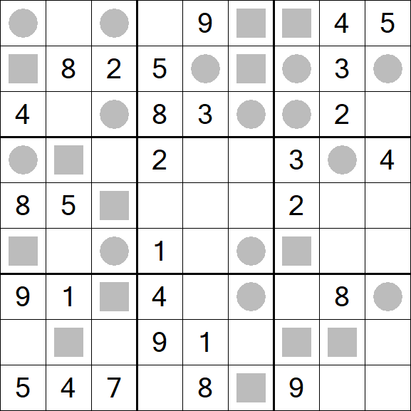 Even-Odd Sudoku - Medium