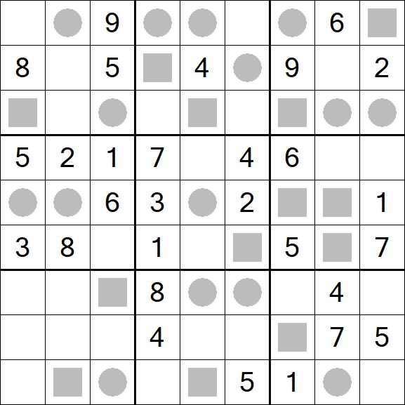 Even-Odd Sudoku - Medio