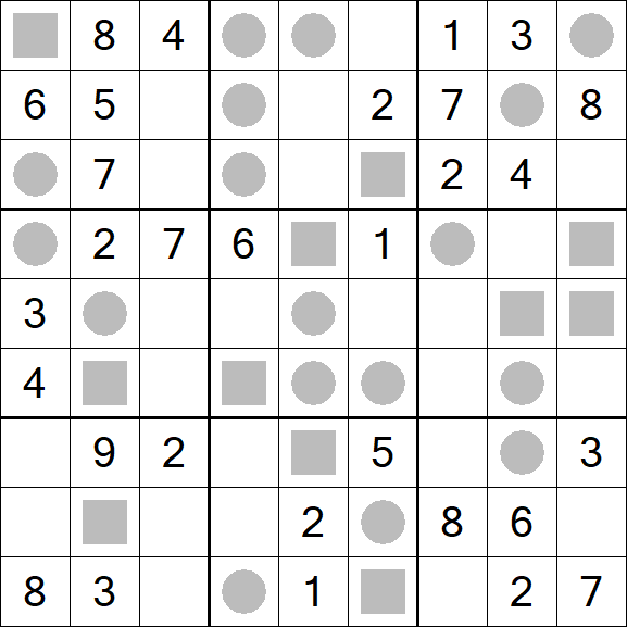 Even-Odd Sudoku - Médio