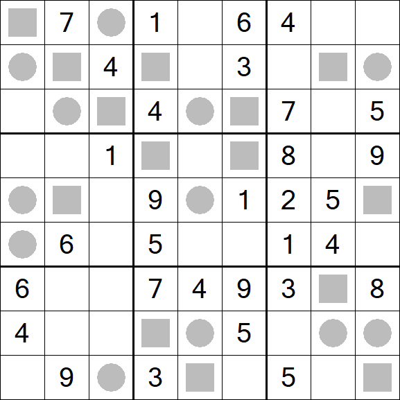 Even-Odd Sudoku - Médio