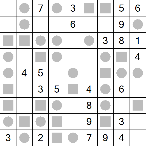 Even-Odd Sudoku - Médio