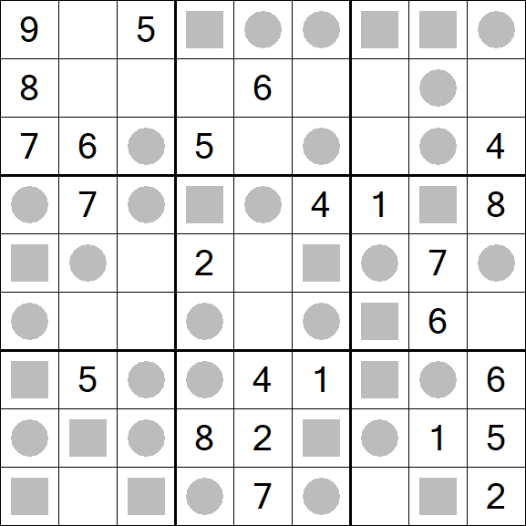 Even-Odd Sudoku - Mittel