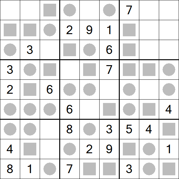 Even-Odd Sudoku - Mittel