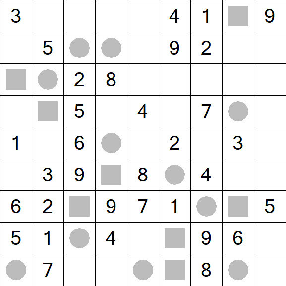 Even-Odd Sudoku - Médio