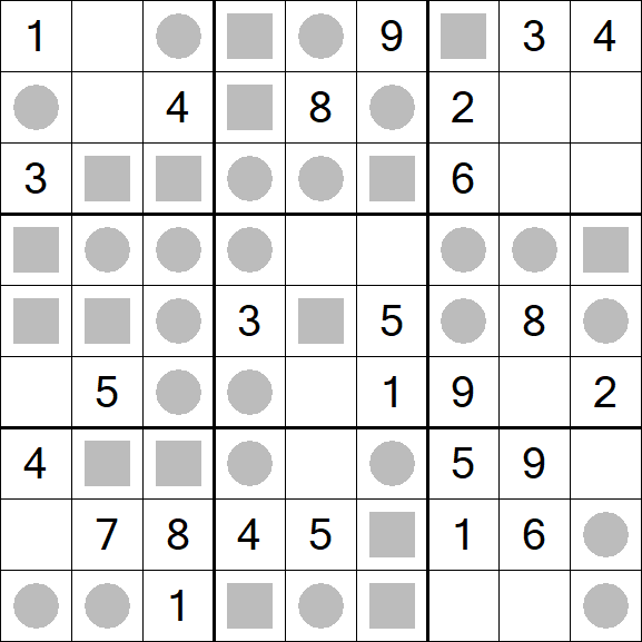 Even-Odd Sudoku - Médio
