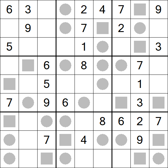 Even-Odd Sudoku - Medio