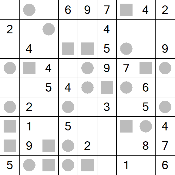 Even-Odd Sudoku - Mittel