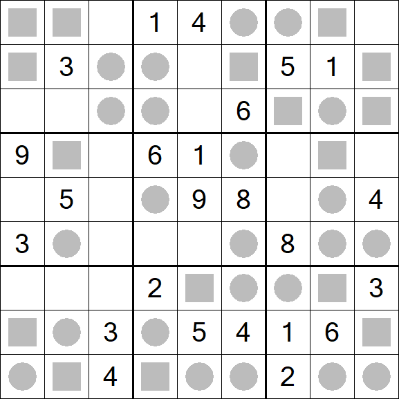Even-Odd Sudoku - Medium