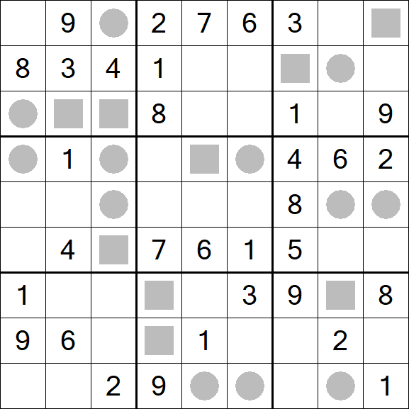 Even-Odd Sudoku - Mittel