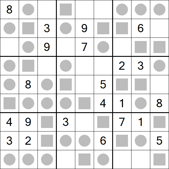 Even-Odd Sudoku - Mittel