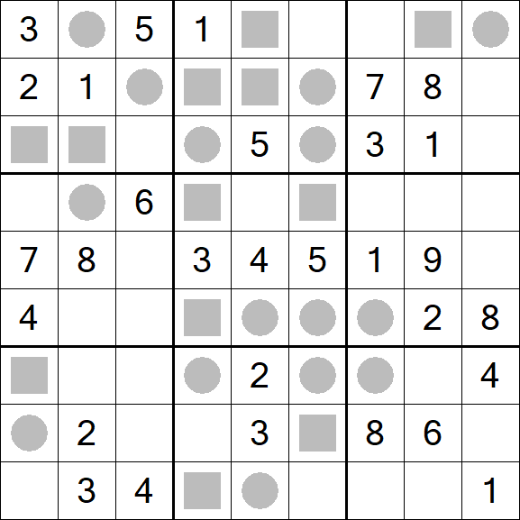 Even-Odd Sudoku - Medium