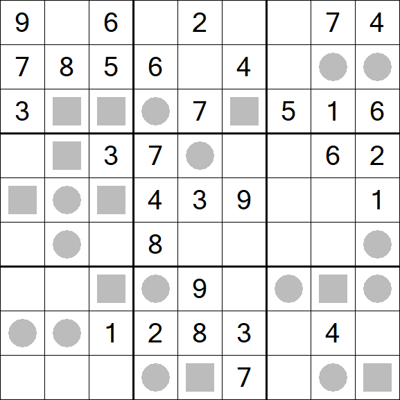 Even-Odd Sudoku - Medium