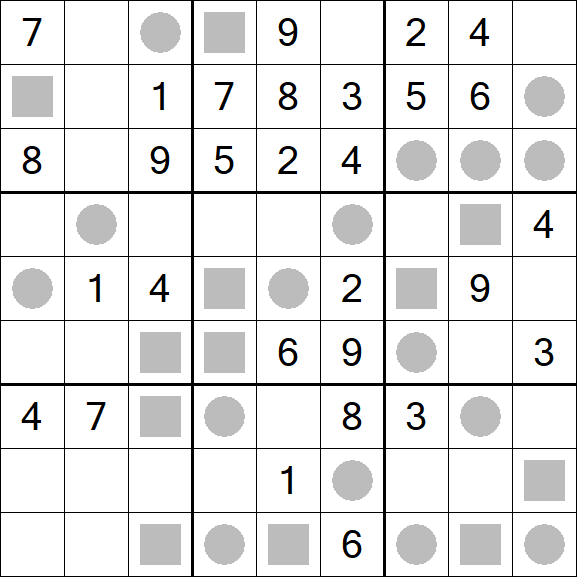 Even-Odd Sudoku - Medium