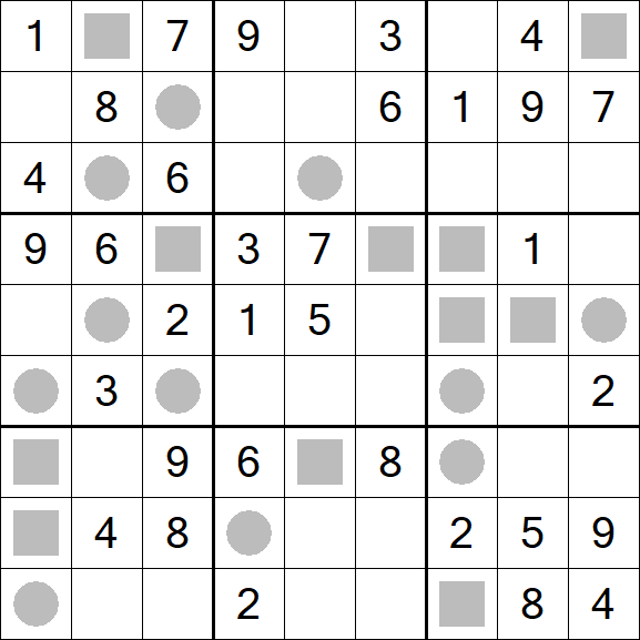 Even-Odd Sudoku - Medium