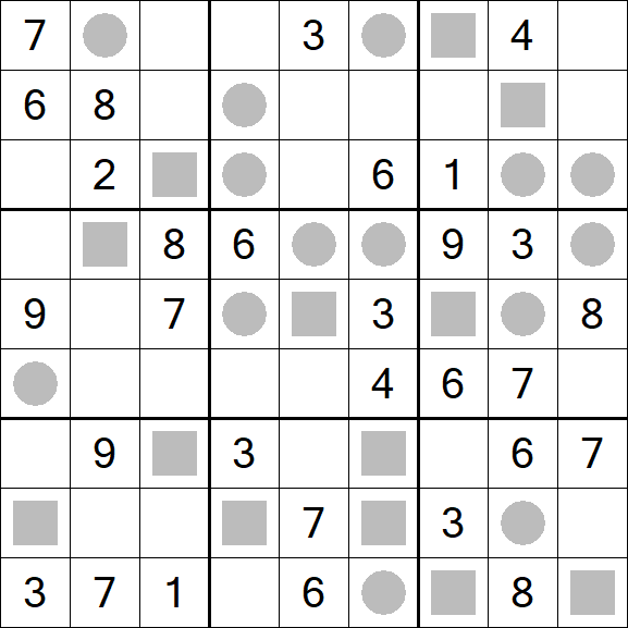 Even-Odd Sudoku - Medium