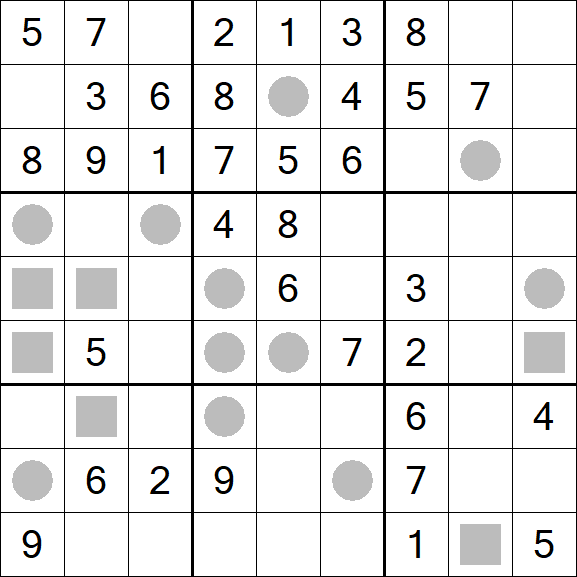 Even-Odd Sudoku - Medium