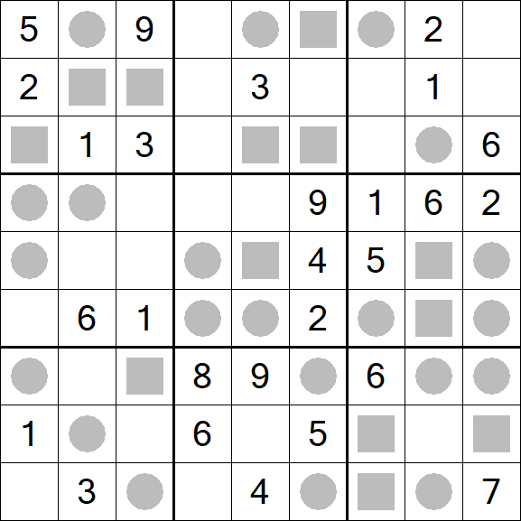 Even-Odd Sudoku - Medium