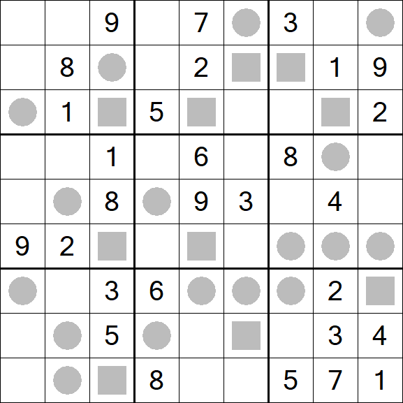 Even-Odd Sudoku - Medium