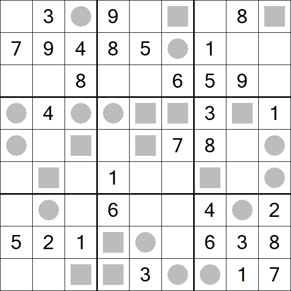 Even-Odd Sudoku - Medium