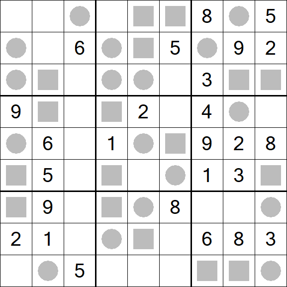 Even-Odd Sudoku - Medium