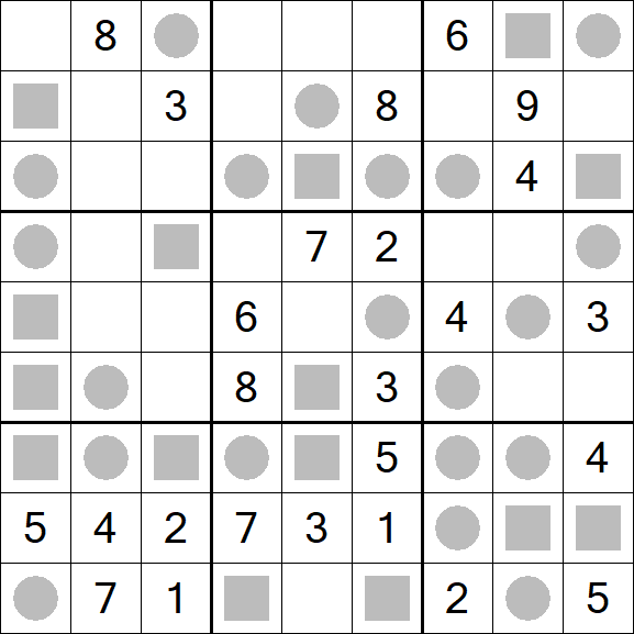 Even-Odd Sudoku - Médio
