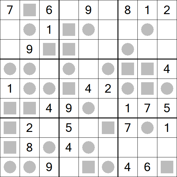 Even-Odd Sudoku - Mittel
