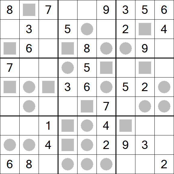 Even-Odd Sudoku - Medio
