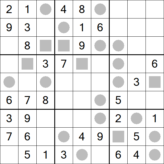 Even-Odd Sudoku - Médio