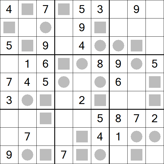 Even-Odd Sudoku - Medium