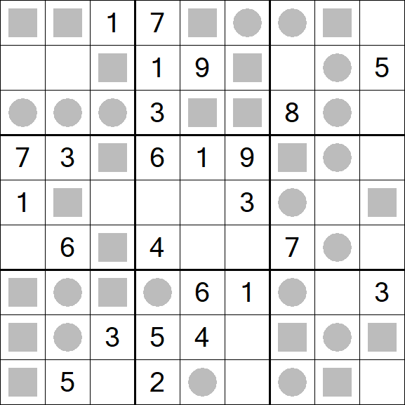 Even-Odd Sudoku - Mittel