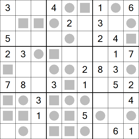 Even-Odd Sudoku - Mittel
